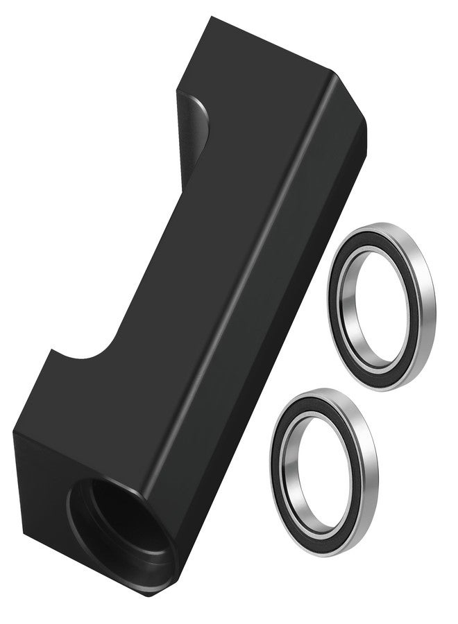RCHUBAM RC Drive Shaft Support with 2 Bearings 1Pcs Aluminum XMAXX Driveshafts Basher Block for 1/5 TRX X-Maxx 6S 8S RC Trucks Car Upgrade Accessories (Black) - Image 5